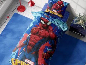 Παπλωματοθήκη Σετ 2 τεμ Marvel Spider-Man 710 160X240 Electric Blue 100% Cotton